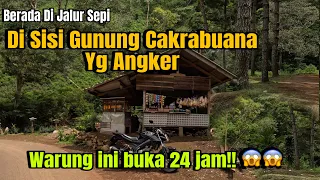 Berada Di Jalur Yang Sepi Pinggir Hutan Yg Terkenal Angker, Warung Ini Buka 24 Jam