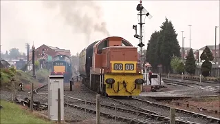 D9551 emergency stop departure from Kidderminster   15 05 2021