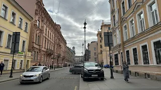 4K a walk in Saint Petersburg | Real Russia part 2 streets