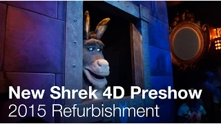 New Shrek 4D Preshow - Universal Studios Hollywood