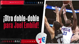 Joel Embiid lleva a Philadelphia 76ers a su octavo triunfo consecutivo