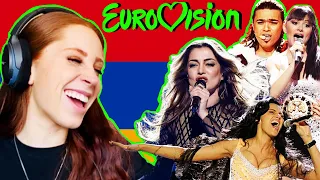 ARMENIAN GIRL REACTS TO ARMENIA IN EUROVISION (2006-2020)