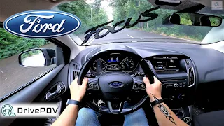 Ford Focus III 1.0i Facelift 2015 | 100HP-170NM | POV TEST DRIVE, POV ACCELERATION, REVIEW|#DrivePOV