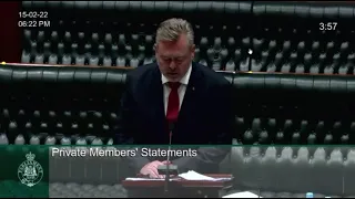 Anthony Roberts speech in NSW Parliament - Lane Cove Public School