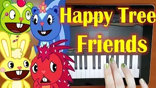 Happy Tree Friends Theme Song - EASY Piano Tutorial