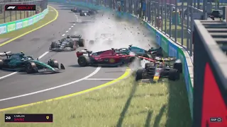 THE BIGGEST CRASH IN F1 MANAGER 23!!!