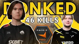s1mple Got DONKED For The First Time | Donk 46 Kills Faceit POV