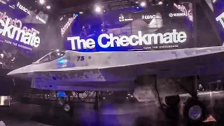 Истребитель Су-75 The Checkmate  MAKS 2021