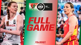 OLYMPIC TICKET GAME: Canada 🇨🇦 vs Spain 🇪🇸 | FIBA #3x3OQT 2024 | 3x3 Basketball