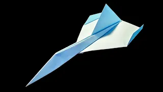 How To Make A Paper Airplane That Fly VERY FAR 👑 EASY Fighter Jet D-922 | Best Paper Airplanes