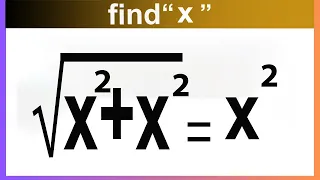 Nice Square Root Math Simplification Find the Value of X