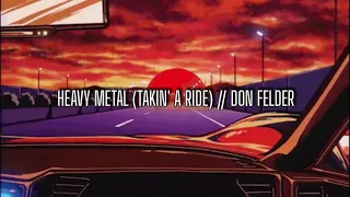 Heavy Metal (Takin' a Ride) [sub. español] // Don Felder