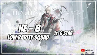 [Arknights] HE-8 Low Rarity Squad