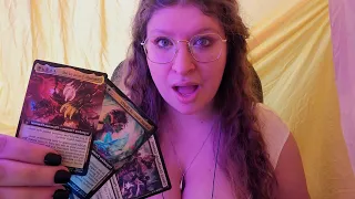 | ASMR | I'm Reading What?! | Inaudible Whispers | MTG Cards | Tapping | Soft Spoken