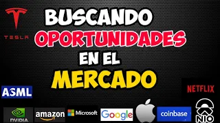 Oportunidades de Compra | Vigilando el Mercado!  AMZN, NVIDIA, AMD, GS, AAPL, TSLA,UBER, NIO, GOOG