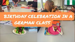 BIRTHDAY CELEBRATION IN CLASS| UNEXPECTED FREE DAY|VLOG| SHOPPING|COOKING|NIGERIAN FAMILY IN GERMANY