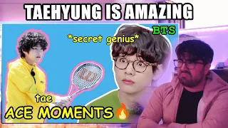 Kim Taehyung PROVING HE IS THE ACE of BTS (V Secret Genius moments) | Reaction