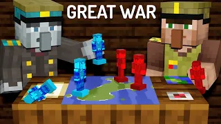 THE GREAT WAR of Villagers and Pillagers - Minecraft Story