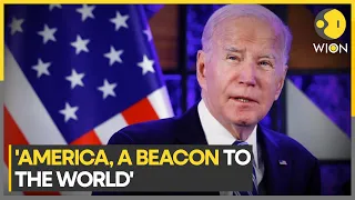 US: President Biden gives speech from Oval office, says 'Russia & Hamas annihilating democracies'