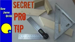 The Secret Formula for Making Perfect Miter Cuts When Less Than 90 Degrees