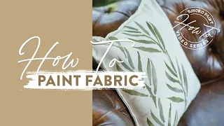 Episode 12 - Tjhoko Paint How-To Series | How to paint and stencil on Fabric with Tjhoko Paint