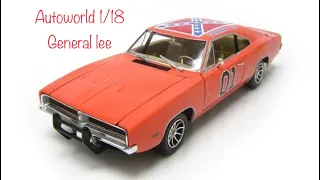 Auto world 1/18 General lee from Dukes of Hazzard