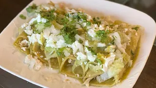 The Best Mexican Green Chicken Enchiladas | Enchiladas Verdes De Pollo