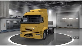 [ETS2 v1.27]Kamaz 5360 / 53602 / 5480 / 6460-73 Обзор мода и где скачать(слили)