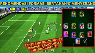 REKOMENDASI FORMASI BERTAHAN DAN MENYERANG EFOOTBALL 2024