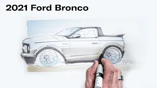 2021 Ford Bronco as a street rod? | Chip Foose Draws a Car - Ep. 25