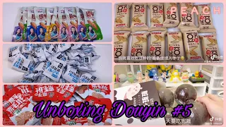 [ Unboxing Douyin ] 🍑 #5 Đập hộp đồ ăn, bánh, mì, sữa,…