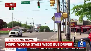 MNPD: Woman stabs WeGo bus driver