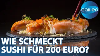 Sushi vom Sternekoch oder doch aus dem Supermarkt: Wo steckt der Unterschied? | Galileo | ProSieben