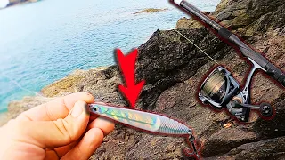 Pollock fishing off the Rocks with Casting jigs! (Savage Gear Seeker ISP)