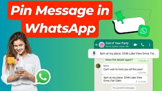 How to Pin WhatsApp Conversations | Pin Message in WhatsApp