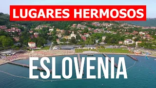 Eslovenia atracciones turísticas | Vistas, naturaleza, playas | Dron Video 4k | Eslovenia turismo