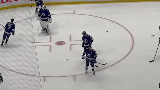 Lightning Warmups vs Canadiens December 28