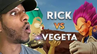 Rick Sanchez VS Vegeta (SHOCKED Reaction)