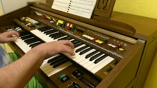 Scott Joplin's 'The Entertainer' - played on Yamaha Electone C-55N