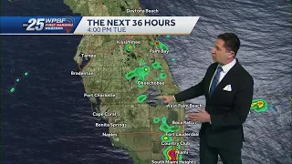 Record highs and a few strong storms across South Florida