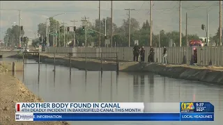 Police recover another body found in a canal in south Bakersfield