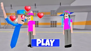 SECRET UPDATE | POLICE COP FALL IN LOVE WITH BABY POLICE GIRL? SCARY OBBY ROBLOX #roblox #obby