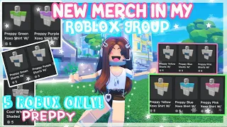 New Merch In My Group! {Pinned Comment} 🤩⭐🌷🌿🐬 -Roblox  ¦ Aati Plays ☆