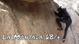 La Montada 6B/+ | Boulder Torrelodones | Sector la Cueva