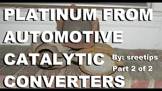 Platinum Recovery From Automotive Catalytic Converters Part 2of2