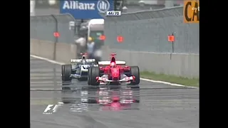 2004 Canada GP Race - M Schumacher & Montoya