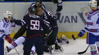 KHL Fight: Skalicky VS Tikhonov