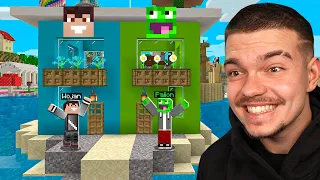 ZAMIESZKAŁEM z WOJANEM w JEDNYM DOMU w Minecraft!