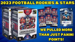 💥Pulled SSP QB Auto and More!💥2023 Panini Football Rookies & Stars Blaster Box Review Opening!