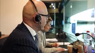 Interpreters at work in the European Parliament